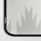Geometric Southwestern Minimalism - White and Grey Laptop Sleeve Gallery Image 3