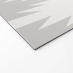 Geometric Southwestern Minimalism - White and Grey Welcome Mat Gallery Image 2