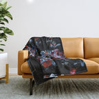Night Garden XXXVII Throw Blanket Gallery Image 1