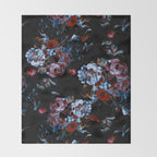 Night Garden XXXVII Throw Blanket Gallery Image 2