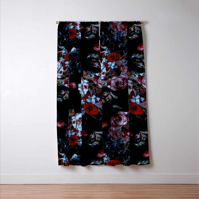 Night Garden XXXVII Window Curtain Gallery Image 3