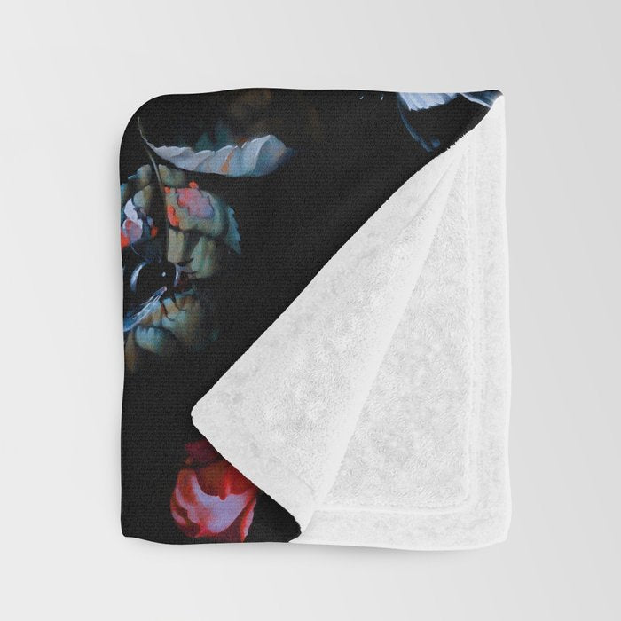 Night Garden XXXVII Throw Blanket Gallery Image 3