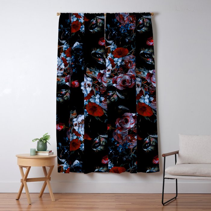 Night Garden XXXVII Window Curtain Gallery Image 5