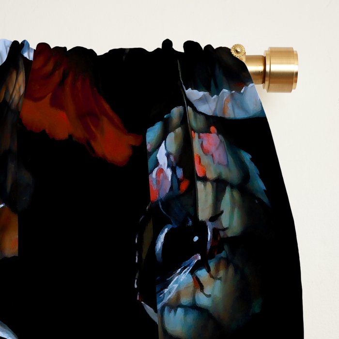 Night Garden XXXVII Window Curtain Gallery Image 2