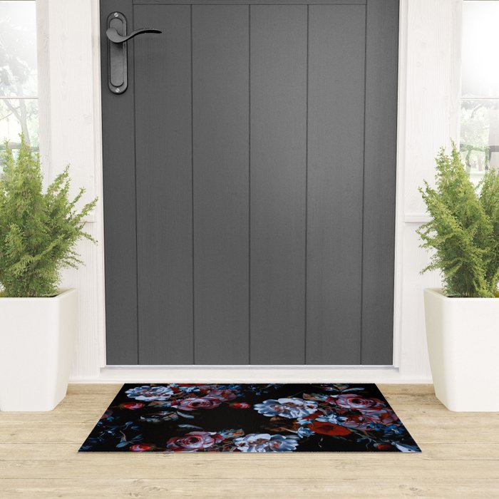 Night Garden XXXVII Welcome Mat Gallery Image 3