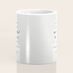 I Have to Be Successful Because I Like Expensive Things monochrome typography home wall decor Coffee Mug Gallery Image 4
