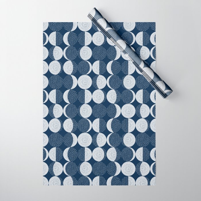 Moon Phases Wrapping Paper Gallery Image 1