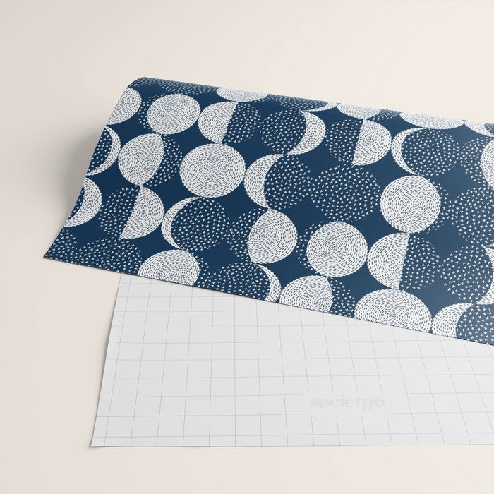 Moon Phases Wrapping Paper Gallery Image 2