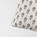 black floral block print Pillow Sham Gallery Image 4