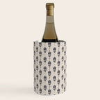 black floral block print Wine Chiller Gallery Image 1