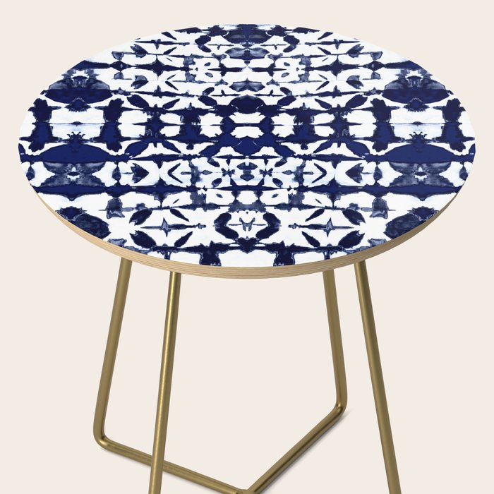 Indigo Ikat Itajime Side Table Gallery Image 2
