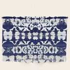 Indigo Ikat Itajime Wall Hanging Gallery Image 1