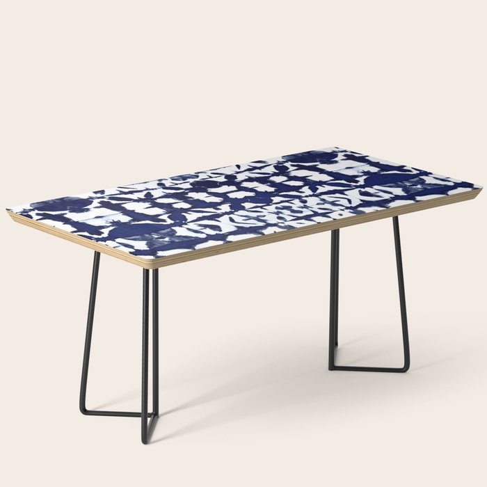 Indigo Ikat Itajime Coffee Table Gallery Image 1