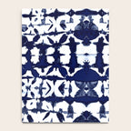 Indigo Ikat Itajime Notebook Gallery Image 4