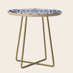 Indigo Ikat Itajime Side Table Gallery Image 1