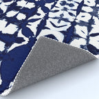 Indigo Ikat Itajime Rug Gallery Image 4