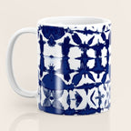Indigo Ikat Itajime Coffee Mug Gallery Image 3