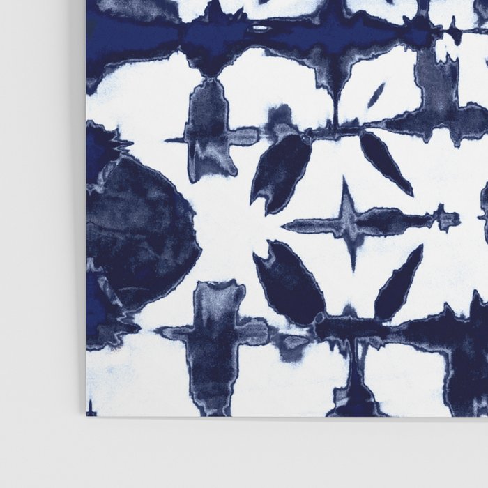 Indigo Ikat Itajime Poster Gallery Image 3