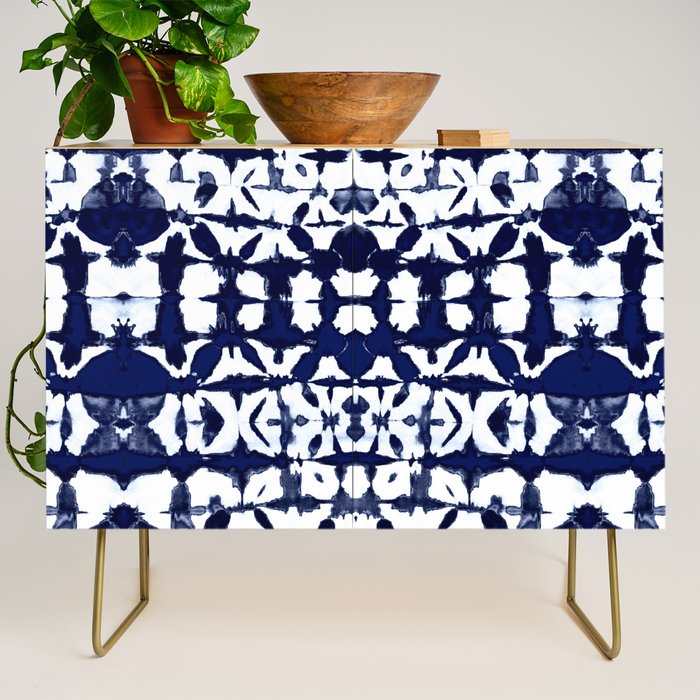 Indigo Ikat Itajime Credenza Gallery Image 1