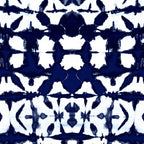 Indigo Ikat Itajime Coffee Mug Gallery Image 2