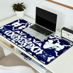Indigo Ikat Itajime Desk Mat Gallery Image 2