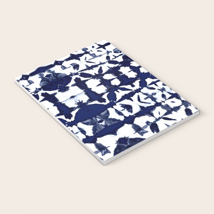 Indigo Ikat Itajime Notebook Gallery Image 3