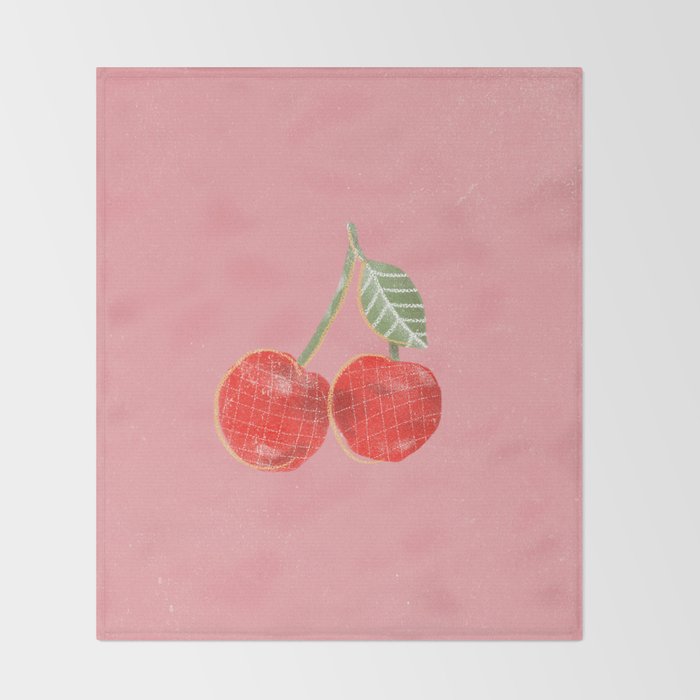 Yummi Cherry Throw Blanket Gallery Image 2