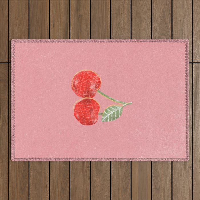 Yummi Cherry Outdoor Rug Gallery Image 1