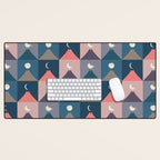 Moon Cat 2x2 Desk Mat Gallery Image 1