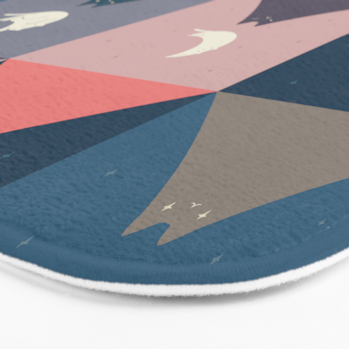 Moon Cat 2x2 Bath Mat Gallery Image 3