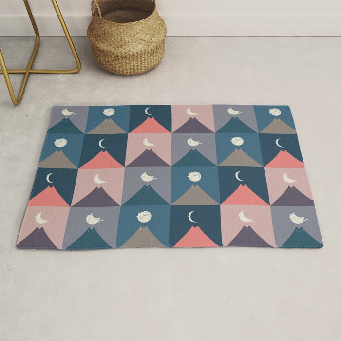 Moon Cat 2x2 Rug Gallery Image 1