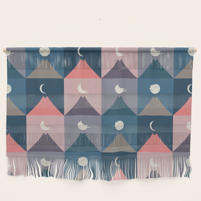 Moon Cat 2x2 Wall Hanging Gallery Image 1