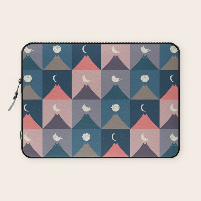 Moon Cat 2x2 Laptop Sleeve Gallery Image 1