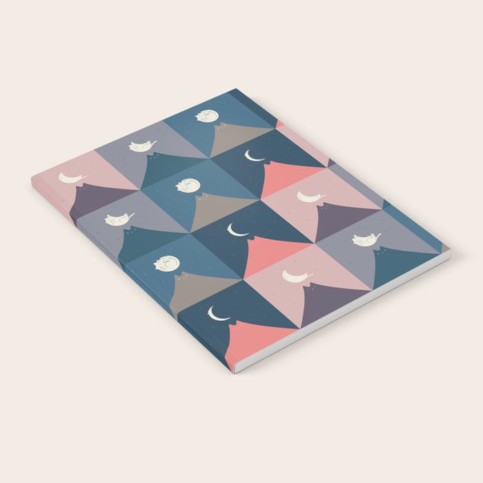 Moon Cat 2x2 Notebook Gallery Image 2