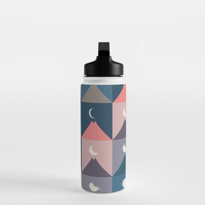 Moon Cat 2x2 Water Bottle Gallery Image 3