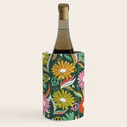 Drippy Daisy Dreamscape - Rainbow on Kelly Green Wine Chiller Gallery Image 3