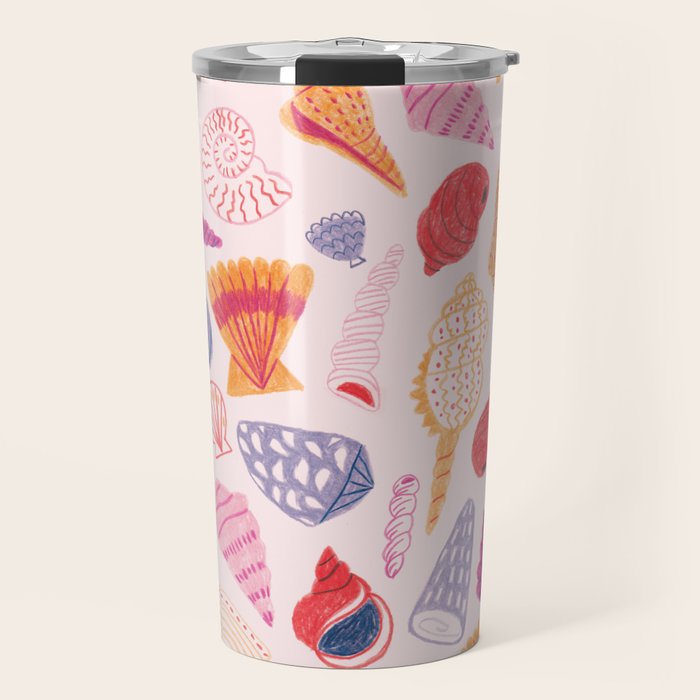 Tropical Seashells Travel Mug