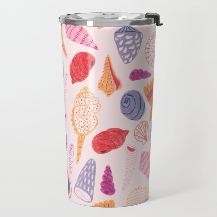 Tropical Seashells Travel Mug Gallery Image 2