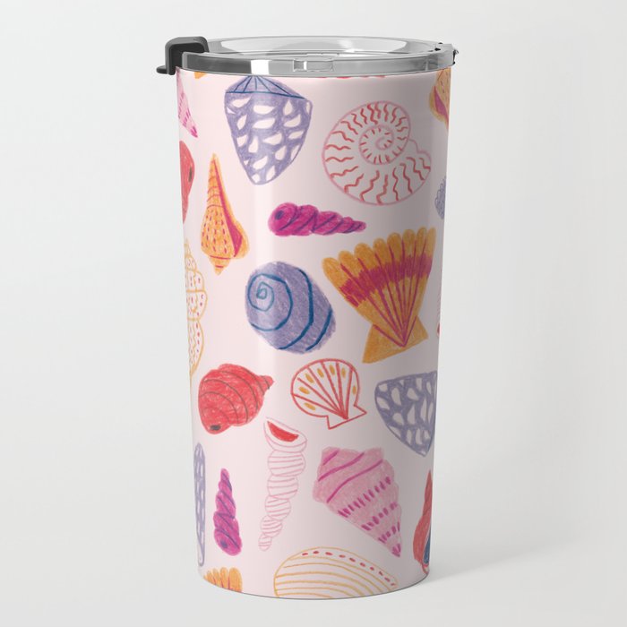 Tropical Seashells Travel Mug Gallery Image 3