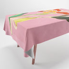 Abstract Minimal Flowers 11 Tablecloth Gallery Image 1