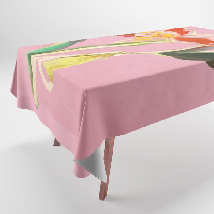 Abstract Minimal Flowers 11 Tablecloth Gallery Image 1