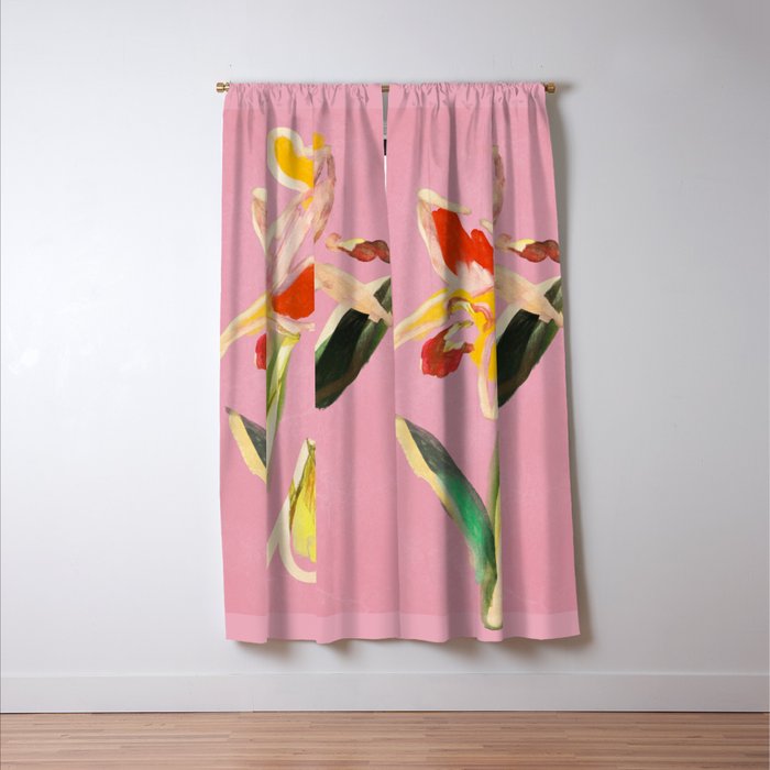 Abstract Minimal Flowers 11 Window Curtain Gallery Image 3