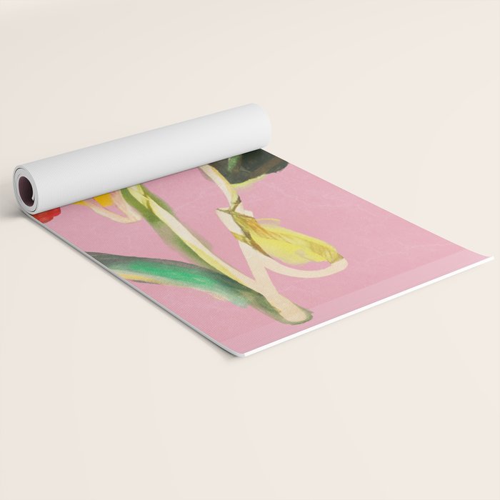Abstract Minimal Flowers 11 Yoga Mat Gallery Image 2