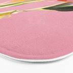 Abstract Minimal Flowers 11 Bath Mat Gallery Image 3