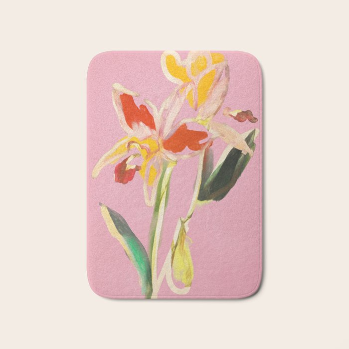 Abstract Minimal Flowers 11 Bath Mat Gallery Image 1