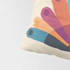 Whimsical Peacok Pillow Sham Gallery Image 4