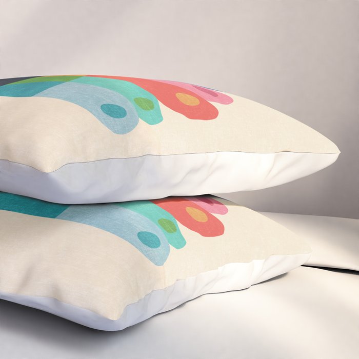 Whimsical Peacok Pillow Sham Gallery Image 3