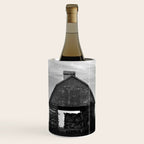 Country Corn Crib Black and White Farm Photography Wine Chiller Gallery Image 1