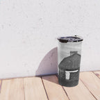 Country Corn Crib Black and White Farm Photography Travel Mug Gallery Image 4