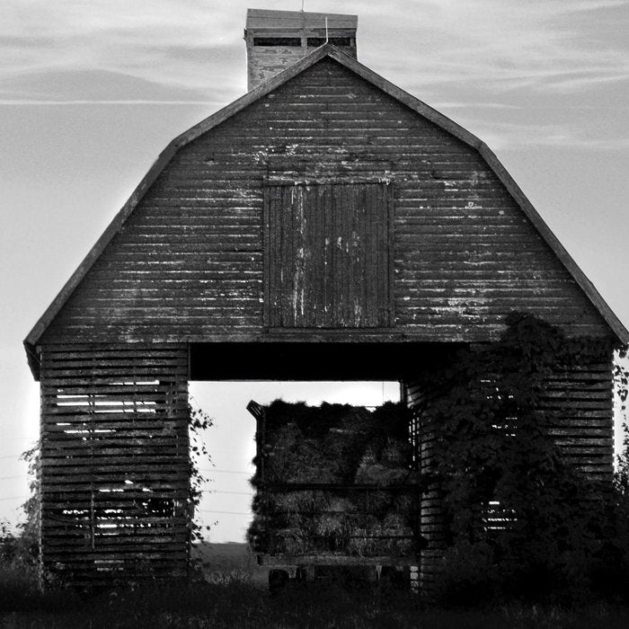 Country Corn Crib Black and White Farm Photography Coffee Mug Gallery Image 2